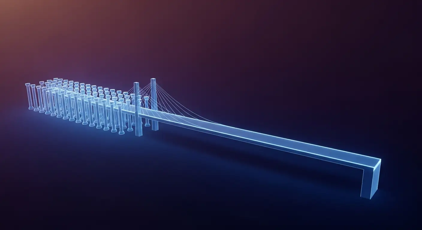 acv-vs-arr-hero-2 - SaasCEO.com Building a contract-level bridge from individual deals to ARR for diligence — A precise editorial composition of a single bridge structure