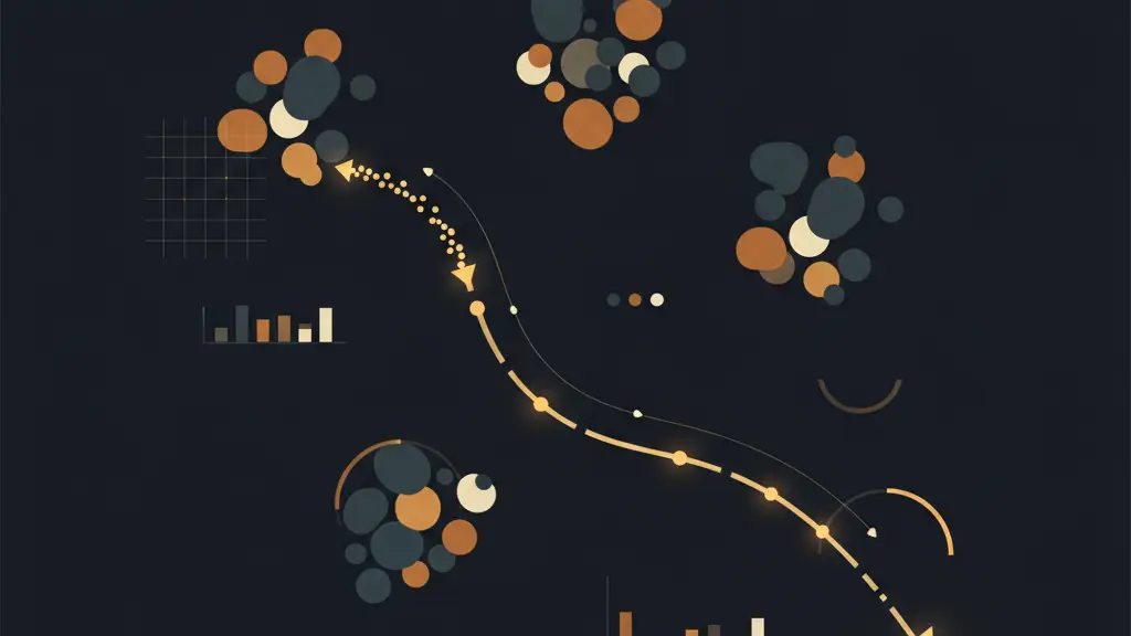 average-churn-rate-for-saas-hero-1 - SaasCEO.com How to Actually Move Your Churn Rate — An abstract data visualization shows multiple customer segme