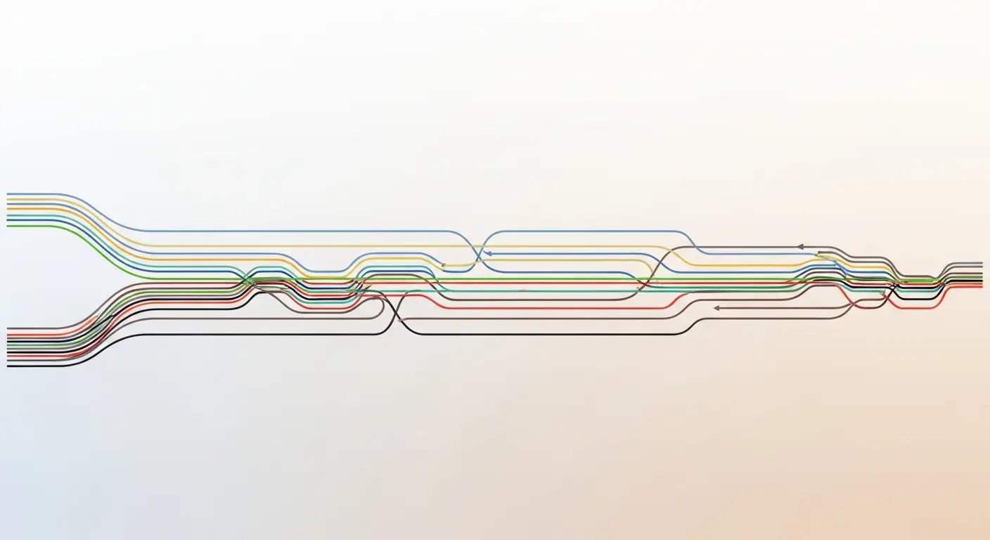 enterprise-saas-sales-supp-25577-replace - SaasCEO.com Diagram of the seven parallel workstreams required to stand up an enterprise SaaS sales motion, showing parallel timelines and dependencies — Diagram of the seven parallel workstreams required to stand