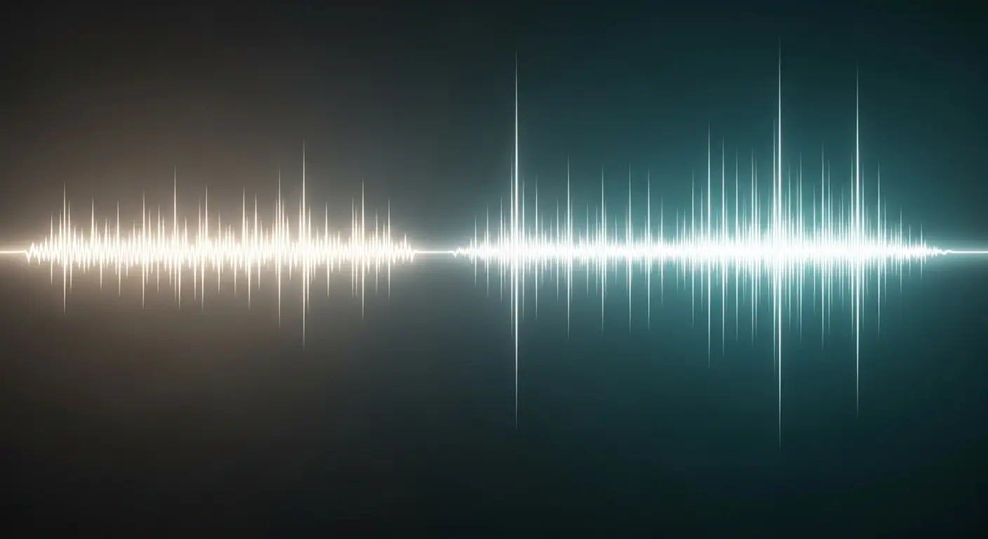 mrr-arr-supp-27086-replace - SaasCEO.com MRR and ARR as recurring-revenue signals — A purely abstract editorial illustration filling the whole frame: two parallel streams of soft glowing pulses flowing steadily left to right, one a faster cadence and one a slower wider cadence, suggesting monthly and annual recurring rhythm, soft graphite and teal tones with warm accent light, centered full-bleed composition, no text
