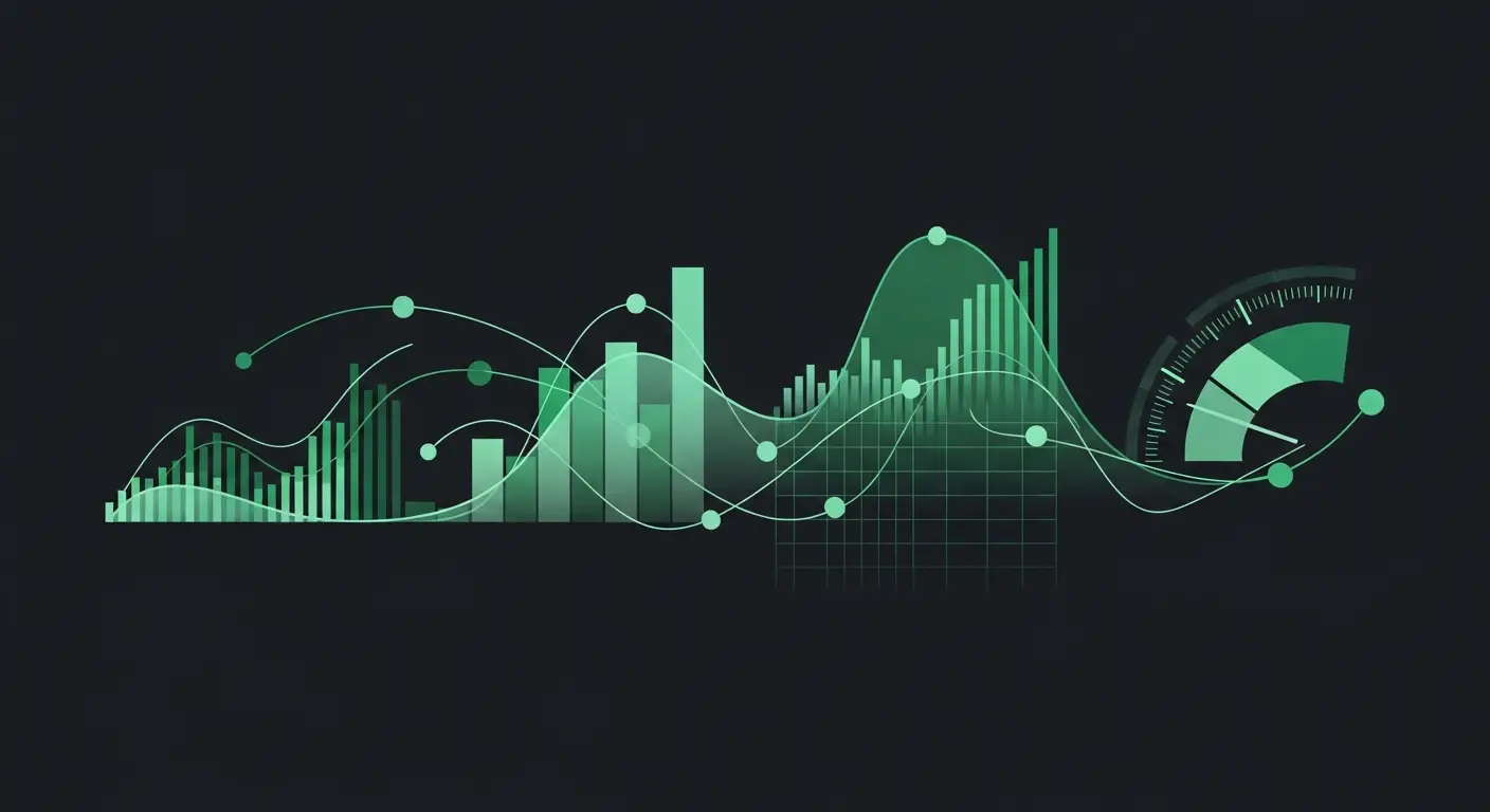 saas-analytics-hero-29 - SaasCEO.com Frequently Asked Questions — Interconnected nodes and flowing curves on a dark background