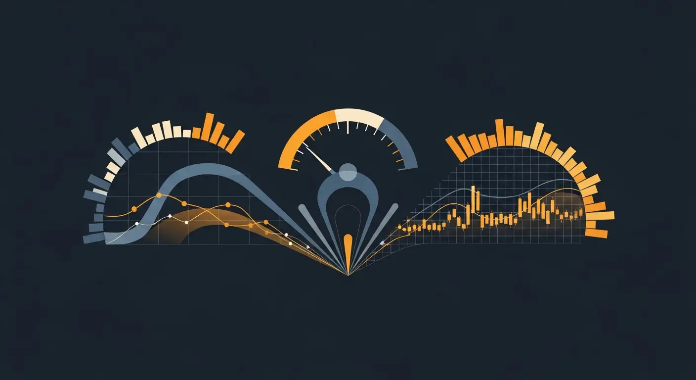 saas-onboarding-hero-4 - SaasCEO.com Match the Onboarding Motion to Your Unit Economics — Three distinct, abstract data pathways, each visually representing a different onboarding motion, with their complexity and density illustrating the associated unit economics, rendered in a palette of slate and saffron, converging towards a subtle, unified goal