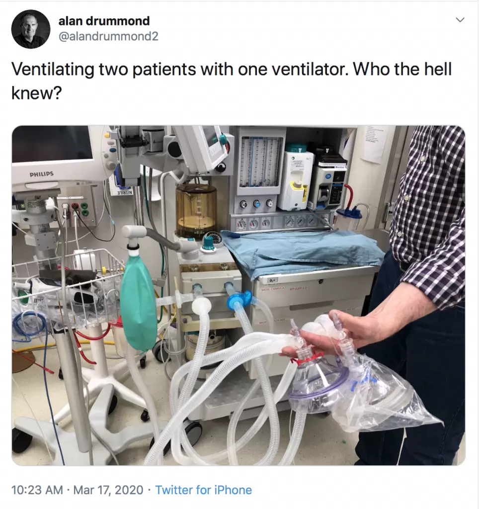 How to Share a Ventilator across Multiple Patients with Patient Independent  Ventilation Settings, Monitoring, and No Cross-Contamination 