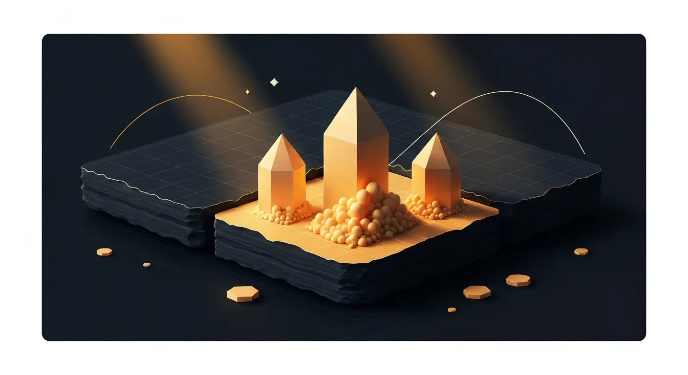 what-is-asp-in-sales-hero-2 - SaasCEO.com Why Blended ASP Lies to You — A single smooth polished slab of dark stone fracturing apart